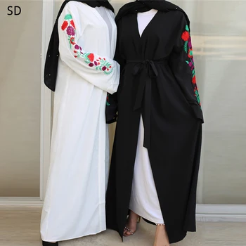

Kaftan Dubai Abaya Kimono Cardigan Hijab Muslim Dress Ramadan Caftan Marocain Islamic Clothing Abayas For Women Robe