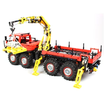 

3053Pcs MOC Electric Remote Control Climbing Off-road 8X8 Mountain Car Model Small Particle Building Blocks Educational Toy Set
