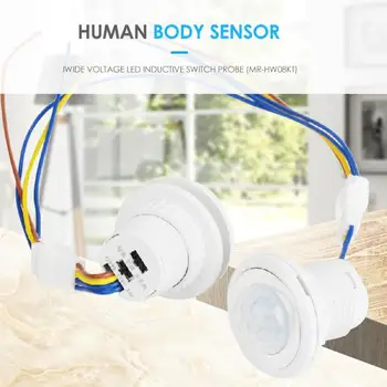 

85-265V Motion Sensor Light Switch Outdoor Automatic Infrared PIR Motion Sensor Switch LED Sensitive Sensor Switch Probe