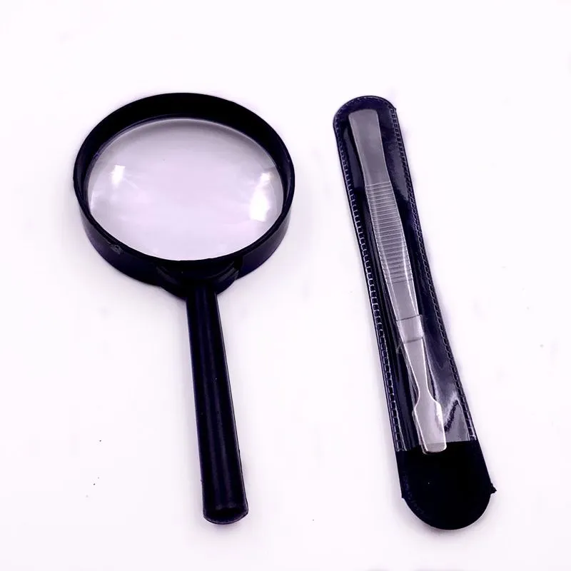 Stamp Coin Banknote Collection Tool Magnifier Tweezers