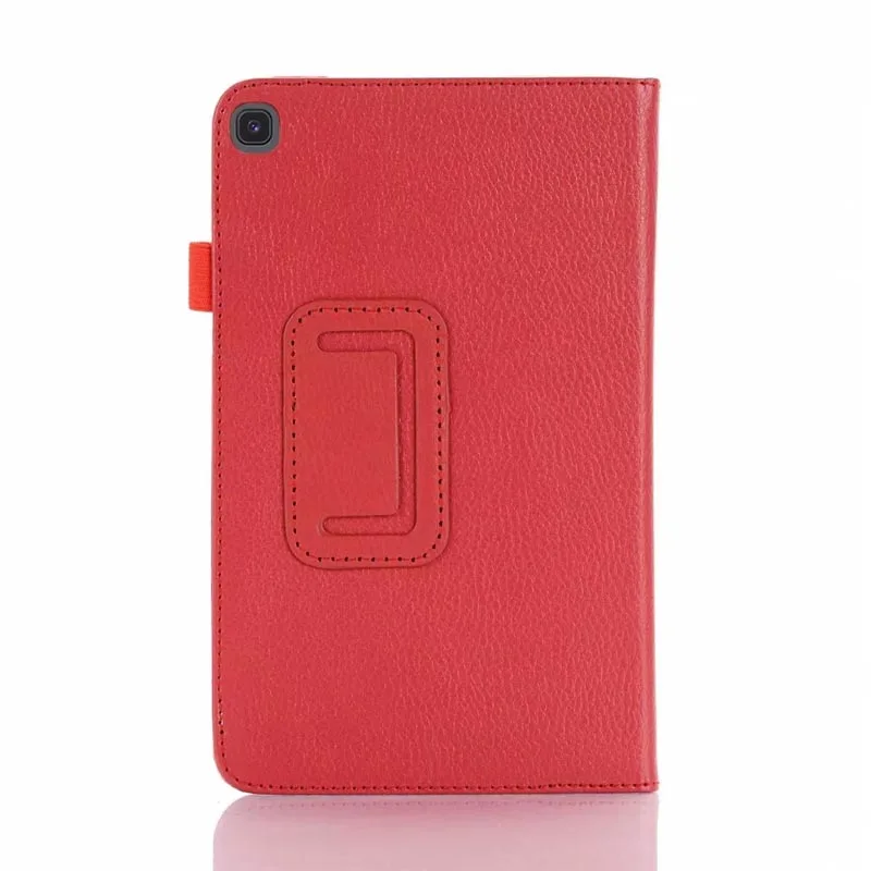30Pcs/lot For Samsung Galaxy Tab A 8.0 Case Slim Folding Stand Cover for Galaxy Tab A 8.0 inch SM-T290 T295 Tablet - Цвет: Red