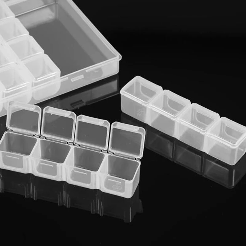 Diamond Painting Accessories Embroidery Case 60 Solts Geometric Storage Box
