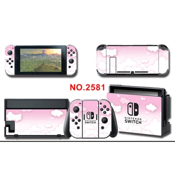 

Protector Cover Decal Vinyl Skins Sticker for NS Console+Controller+Stand Holder Cloud sticker