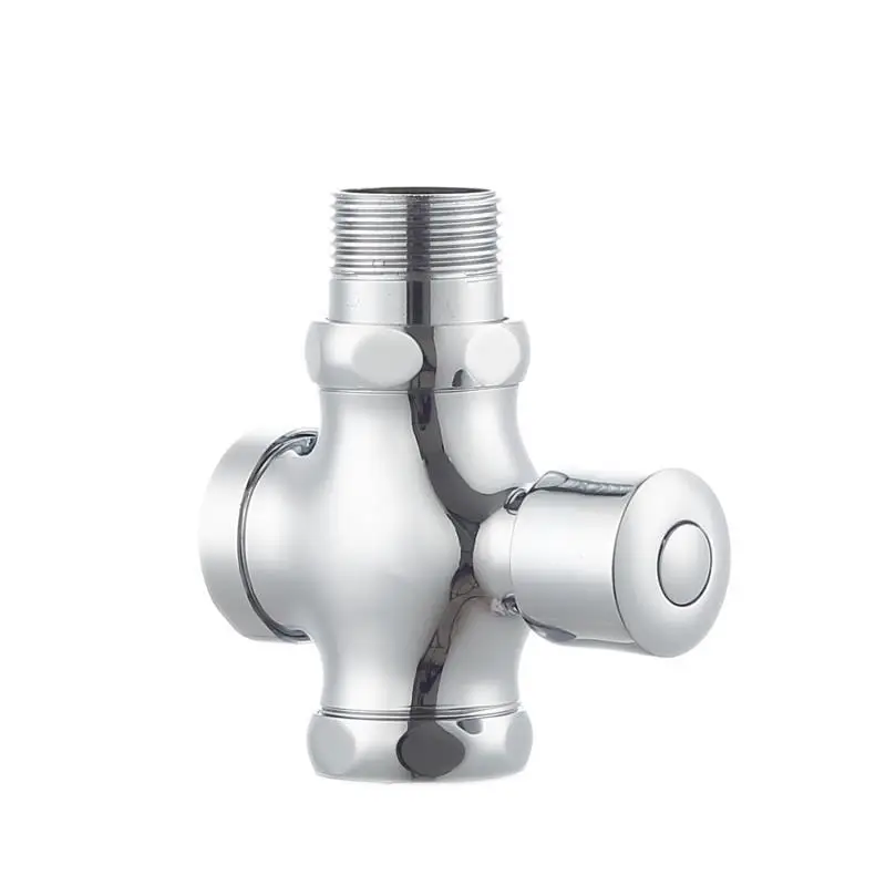 

In Stone Hand-pressing Type Stool Flush Valve Copper Toilet Delay Valve Toilet Urinal Self-closing Flush Valve