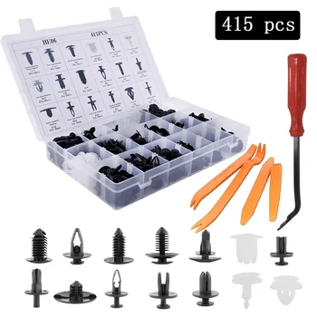 

LISIDIC 415 pcs Car Door Panel Lining Bumper Door Buckle Retainer Clips for ford mondeo mk4 fiesta st Auto Accessories