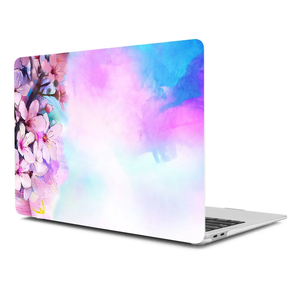 Летний стиль листьев узор Жесткий чехол для Macbook Air 11 12 13 Laptop Sleeve Mac book Pro 13 15 A1989 A1706 с retina - Цвет: X055