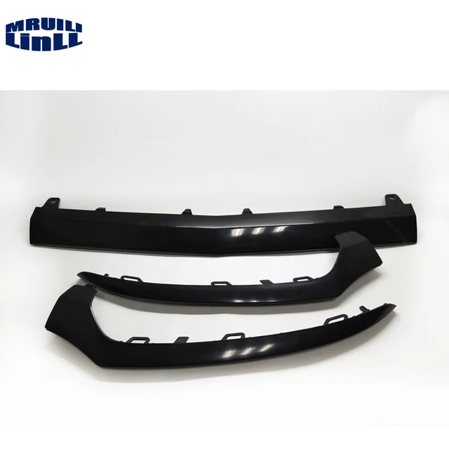 NEW Front Bumper Lower Chrome Molding Trim Silver&Black OE 2058851374