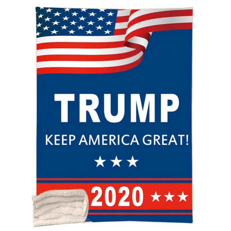 150X200 см Трамп одеяло с принтом двухстороннее мягкое плюшевое уютное утяжеленное одеяло для взрослых и детей