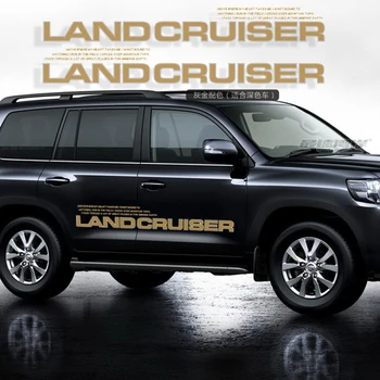 

1 Pair Car Styling Vinyl Auto Body Door Sticker Decals for Global Worldwide Adventure LC200 LC76 LC120 Land Cruiser