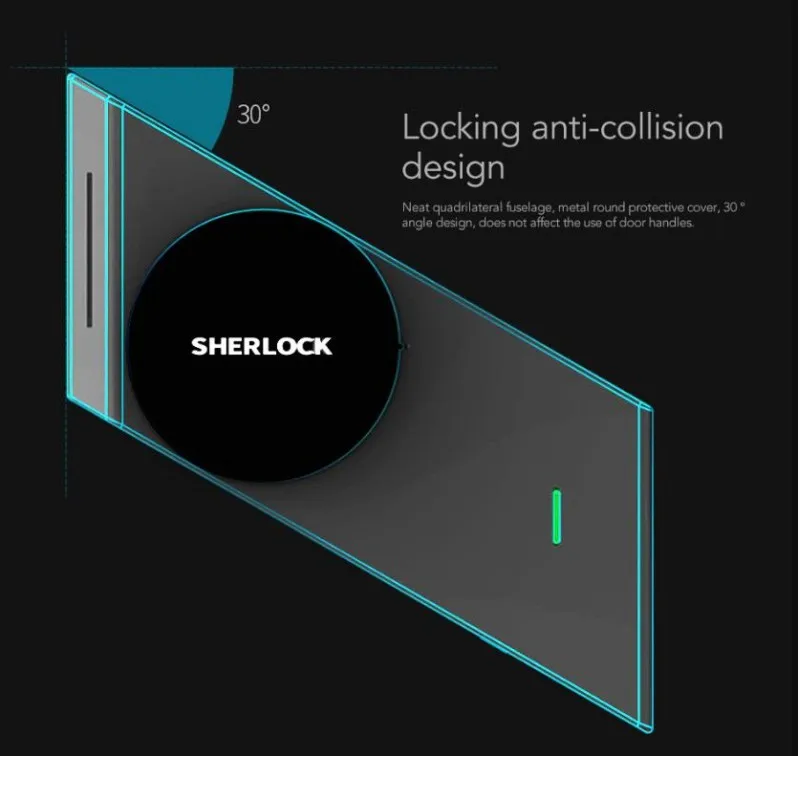  Sherlock Password Smart Door Lock Wireless Bluetooth Integrated Electronic Lock App Phone Contorl S - 4000111781802