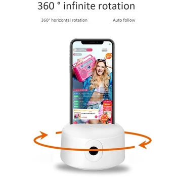 

K9 Smart Gimbal 360 degreeAI Smart Follow-Up Mobile Phone Stabilizer with Object Tracking, Face Follow-Up Function