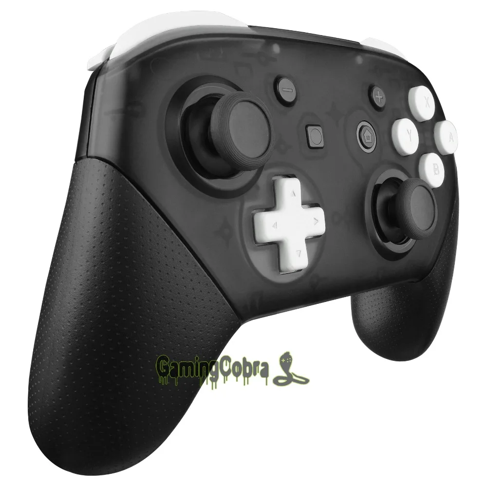 Мягкий сенсорный Белый ремонт ABXY D-pad ZR ZL L R ключи Замена Полный набор кнопок w/инструменты для nintendo Switch Pro контроллер