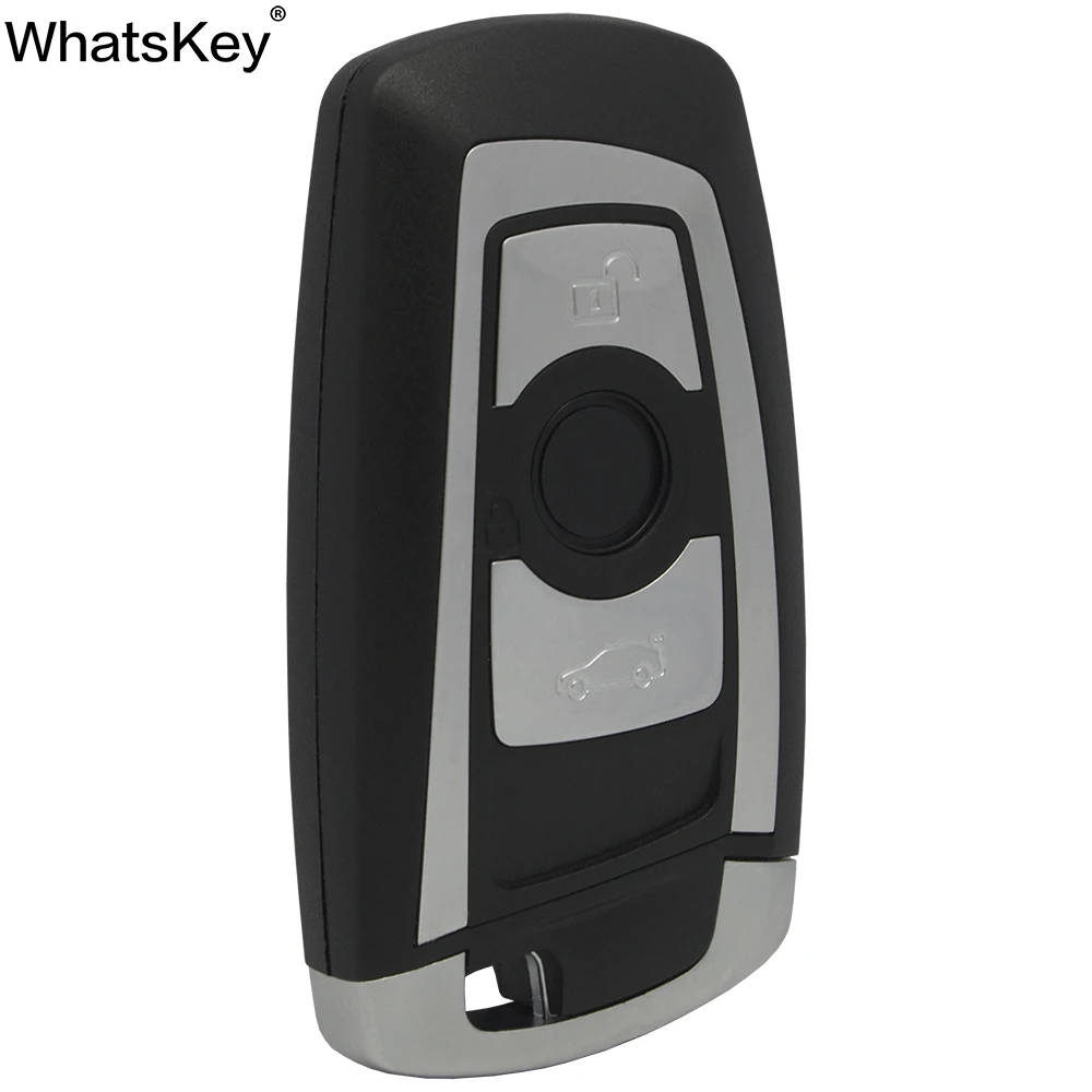 

WhatsKey 3 Button Car Key Shell For BMW X1 X3 X4 M1 M2 M3 1 2 3 5 7 Series Z4 E90 F10 F20 F30 Smart Remote Key Cover Fob Case