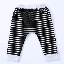 Новинка года; стильное платье детские штаны в черно-белую гуманитарные науки и мультипликационным принтом «Классный рисунок на гусеничном ходу мужской Штанишки для малышей