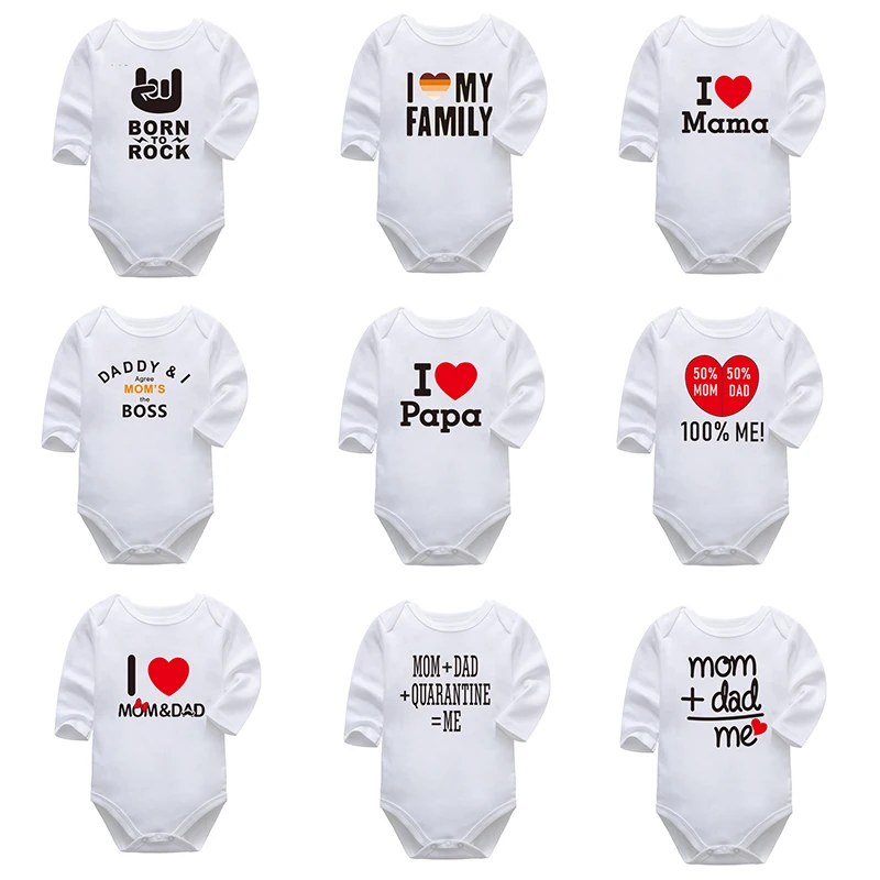 Baby Bodysuit Spring Autumn Baby girls Boys Bodysuit 100% Cotton Body Long Sleeve solid Rompers 0-24Mothes Baby Clothes