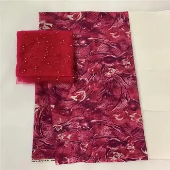 

5+2yards! most beautiful Silk lace Fabric Satin For Dress new arrival African silk fabric good quality A33041702