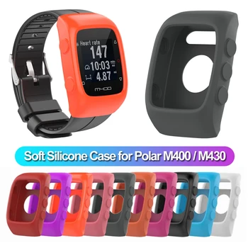 

Silicone Screen Protector Watch Case for Polar M400 M430 Smart Watch Protective Cover Watch bumper Accessorries
