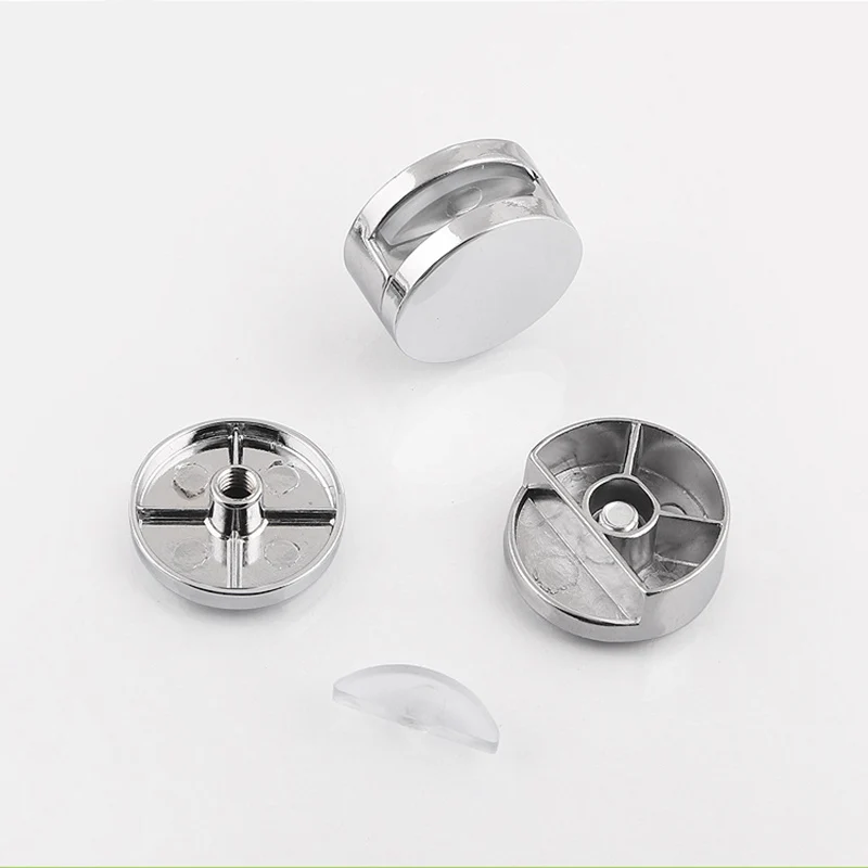 4Pcs Glass Clamp Bathroom Mirror Clips Zinc Alloy Clip Shelf Support Brackets Holder C66 | Обустройство дома