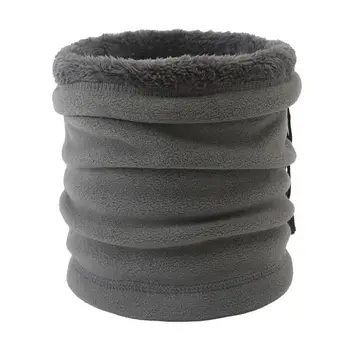 

2020 Autumn And Winter Bib New Two-user Outdoor Male Female Soft Comfortable Dual-use Warm Polar Fleece Bib Solid Color Scarf