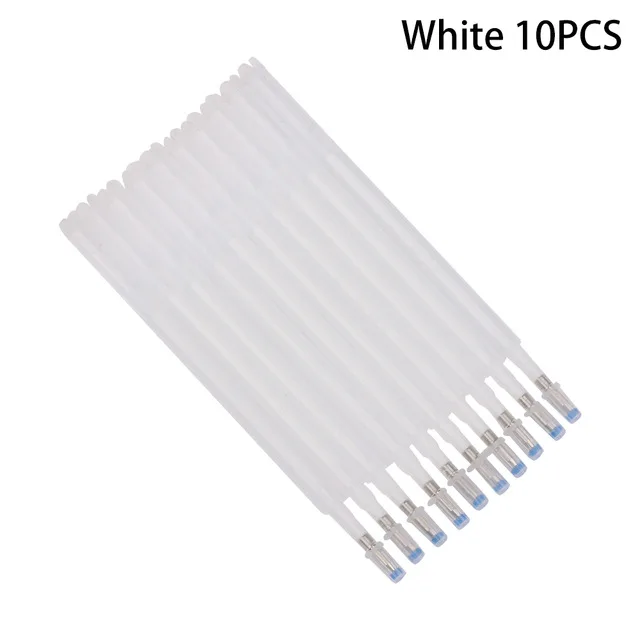 10PCS High Temperature Disappearing Pen DIY Sewing For Cloth And Leather Plastic Ironing Heat Fades Disappearing Refill - Цвет: 10PCS