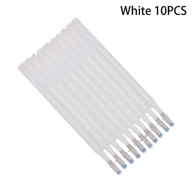 10PCS 10PCS High Temperature Disappearing Pen DIY Sewing For Cloth And Leather Plastic Ironing Heat Fades Disappearing Refill - Цвет: 10PCS
