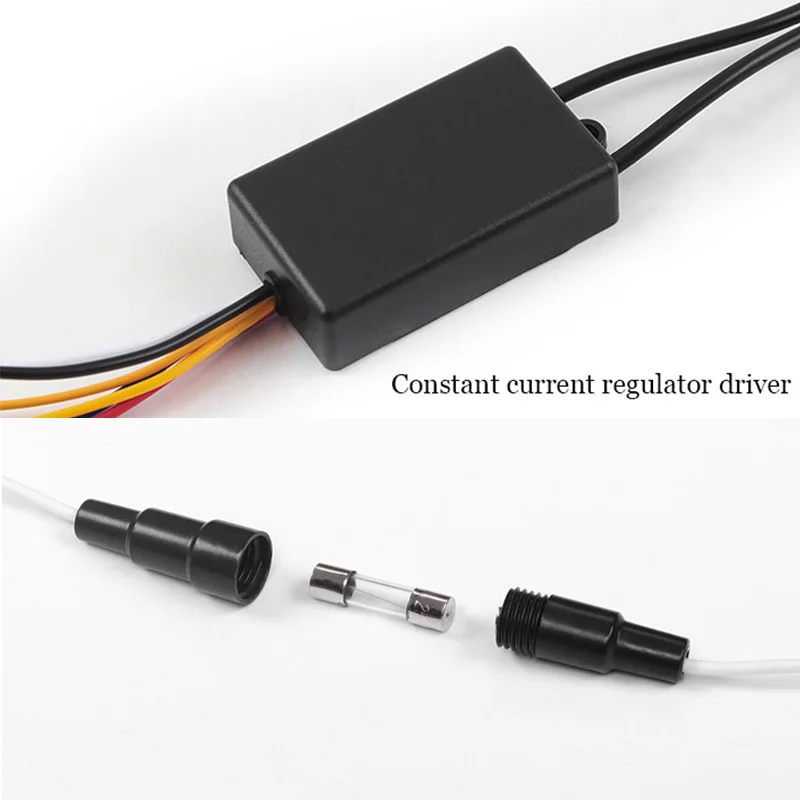 2 шт. Автомобильный светодиодный дневной светильник с контроллером головной