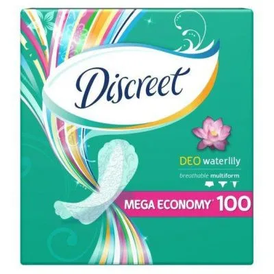 Прокладки ежедневные «Deo Water Lily Multiform» Discreet, 100 шт