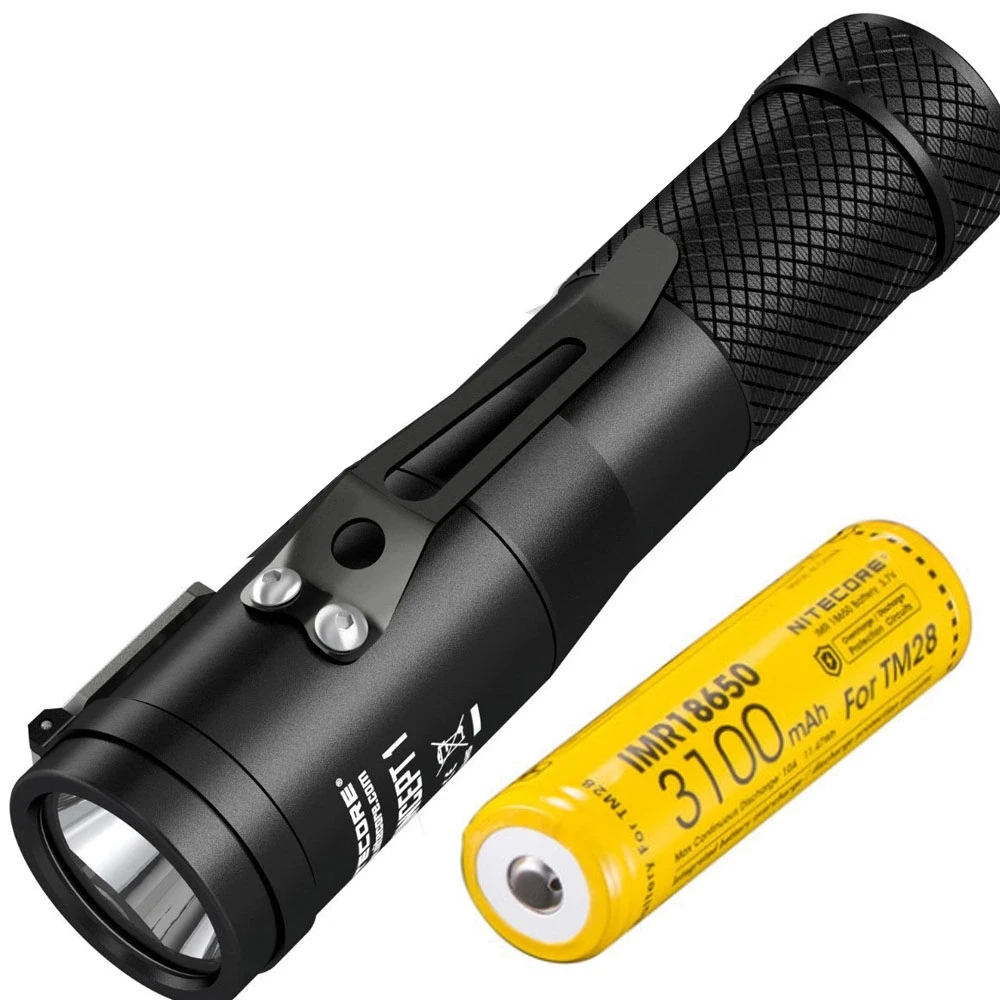 NITECORE Concept 1 C1 CREE XHP35 HD E2 светодиодный Макс. 1800лм дальность луча 220 м Магнитный задний фонарь светодиодный фонарик+ аккумулятор+ зарядное устройство - Испускаемый цвет: IMR18650 3100mAh 10A