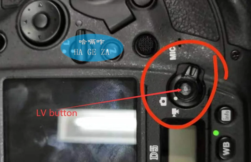 Для Nikon D5 LV Кнопка 11A2R SLR камера Замена Ремонт Часть