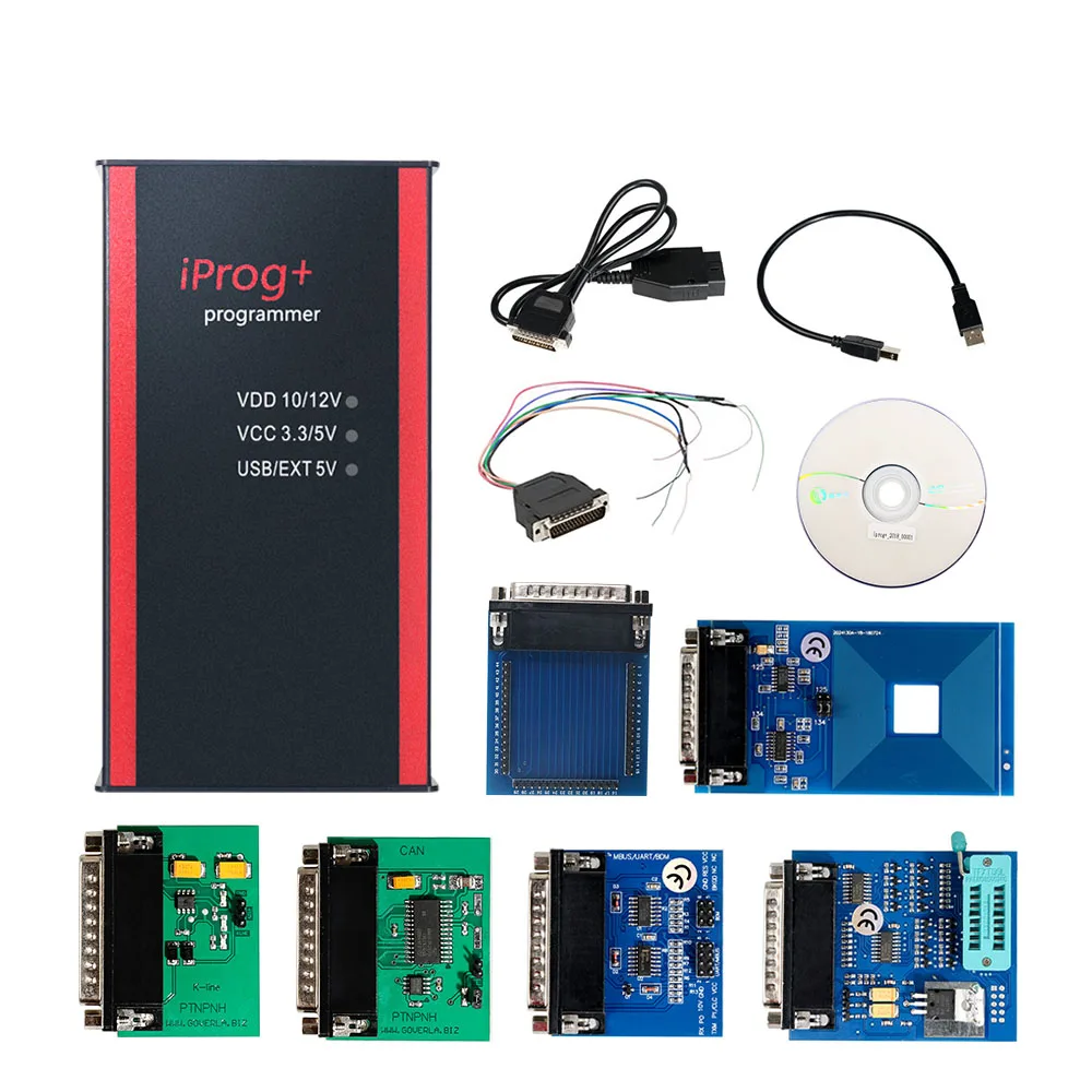 Лучший ключ Iprog программист Iprog Pro V77 V80 K-line адаптер IMMO коррекция одометра сброс подушки безопасности Замена Carprog Digiprog3