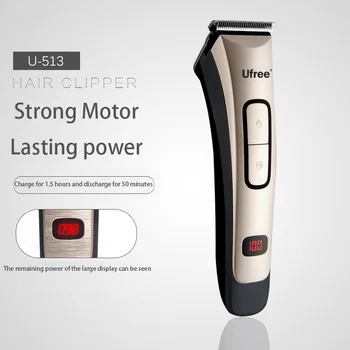 

Professional Hair Clipper Low Noise Powerful LED Display Electric Beard Trimmer Men Hair Cutting Machine