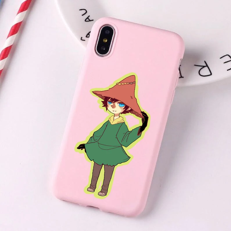 Cute Moomin TPU candy Soft Phone Case For huawei p30 pro p30 lite p20 pro p10 mate 20 p10 lite honor 9 lite