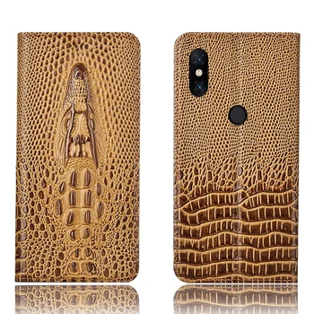 

Crocodile head pattern genuine leather case card slot holder for Xiaomi MIX 3/Xiaomi MIX 2/Xiaomi MIX 2S phone case funda cover