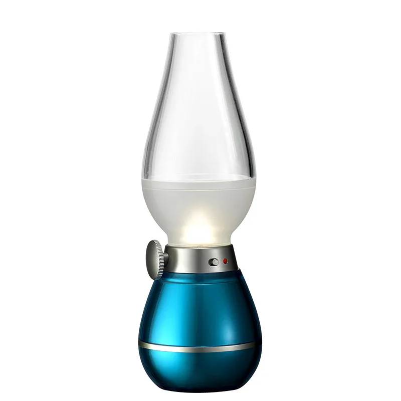 Wholesale Retro Blowing Control LED Night Light Charging Strange New Creative Lamp Can Blows Bright Turned off with Lights