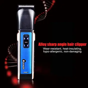 

Barber Hair Trimmer Silvery Stainless Steel Portable Fashion Shaving Trimmers Clippers Painless Health Beauty