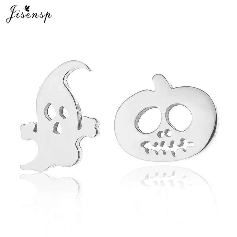 Mini Stainless Steel Earings Fashion Jewelry Small Animal Ear Studs Punk Cross Star Dragon Ballet Stud Earrings Pendientes Gifts