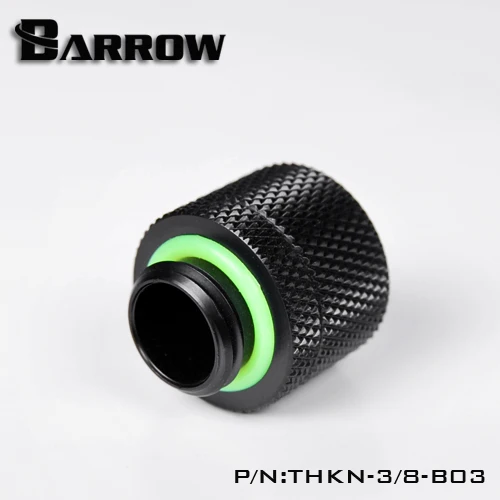 Barrow THKN 3/8 B03 дюйма ID * 1/2 OD 10x13 мм жесткие трубные фитинги G1 / 4 для мягких трубок