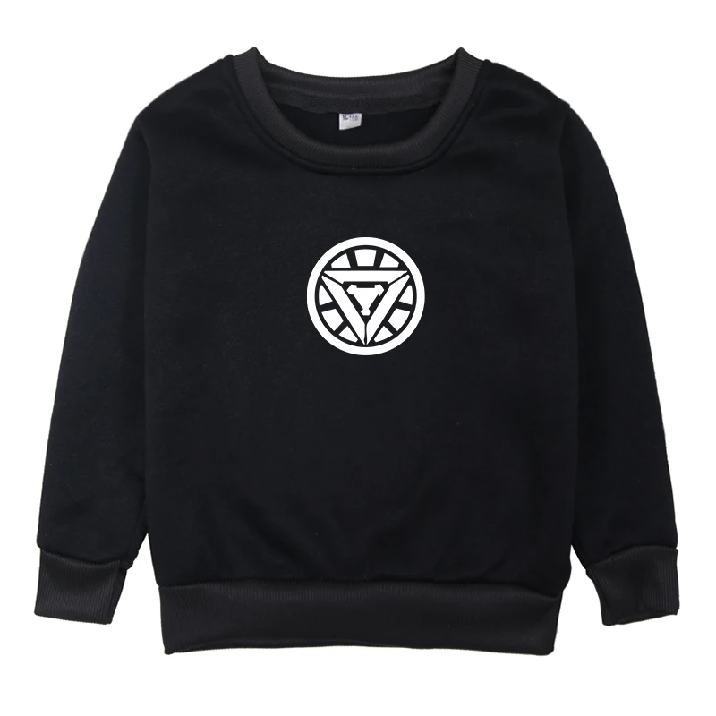Iron Man Luminous Baby Boys Girls Sweatshirts Autumn Children Hoodies Long Sleeves Hoody Kids T-shirt Clothes Bluzy Chlopiece - Цвет: Hoodies 4