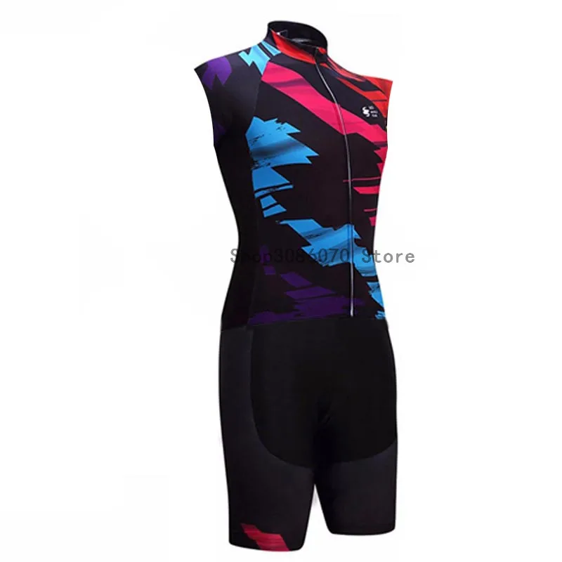 Тур велосипедная одежда Skinsuit летние мужские майки велосипедная Спортивная безрукавка форма Maillot Ropa Ciclismo