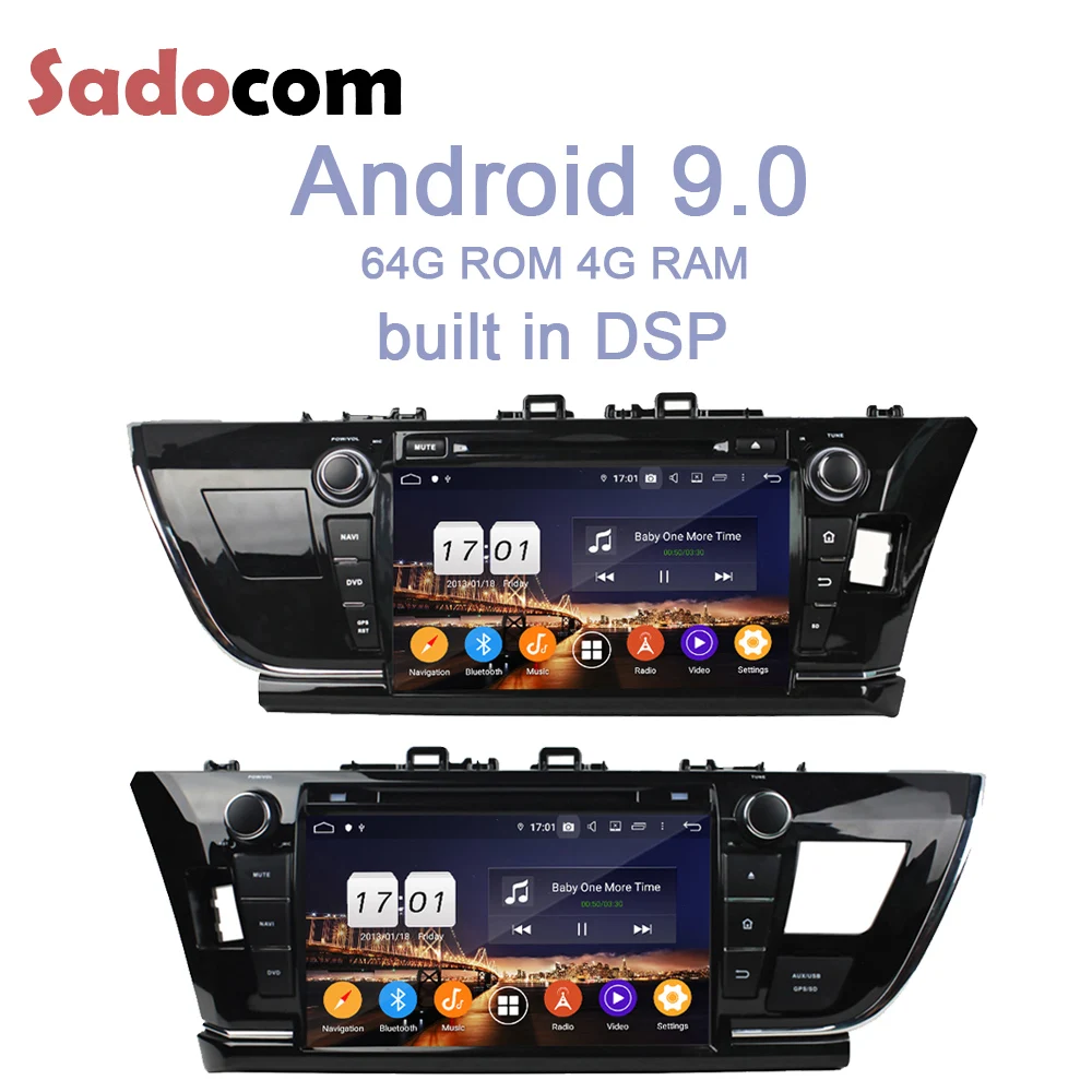 DSP 9 &quotTDA7851 Android 0 автомобильный dvd плеер правый левый 4 Гб ram 64G rom Вай Фай Авторадио