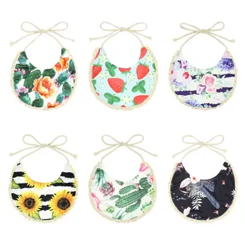 

Baby Bibs Triangle Saliva Towel Color Pattern Newborn Feeding Eating Burp Cloth Boys Girls Bandana Scarf Accessories Gifts