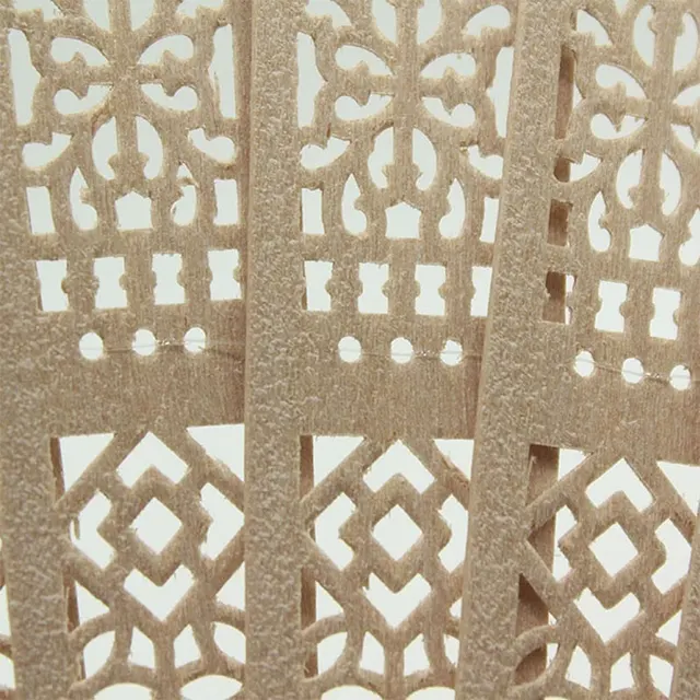 Gravírozott Fa Hajtogató Kézi Rajongó Faszerkezet Rajongók Esküvői Buli Ajándék Otthoni Dekoráció Gyerekek Hercegnő Hölgy Show Előadó Eszközök - Image 5