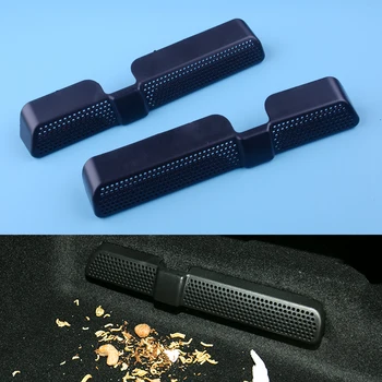 

DWCX 2pcs Car Rear Seat Air Condition Vent Outlet Dust Protector Cover Trim Black Fit For VW Tiguan 2017 2018 2019