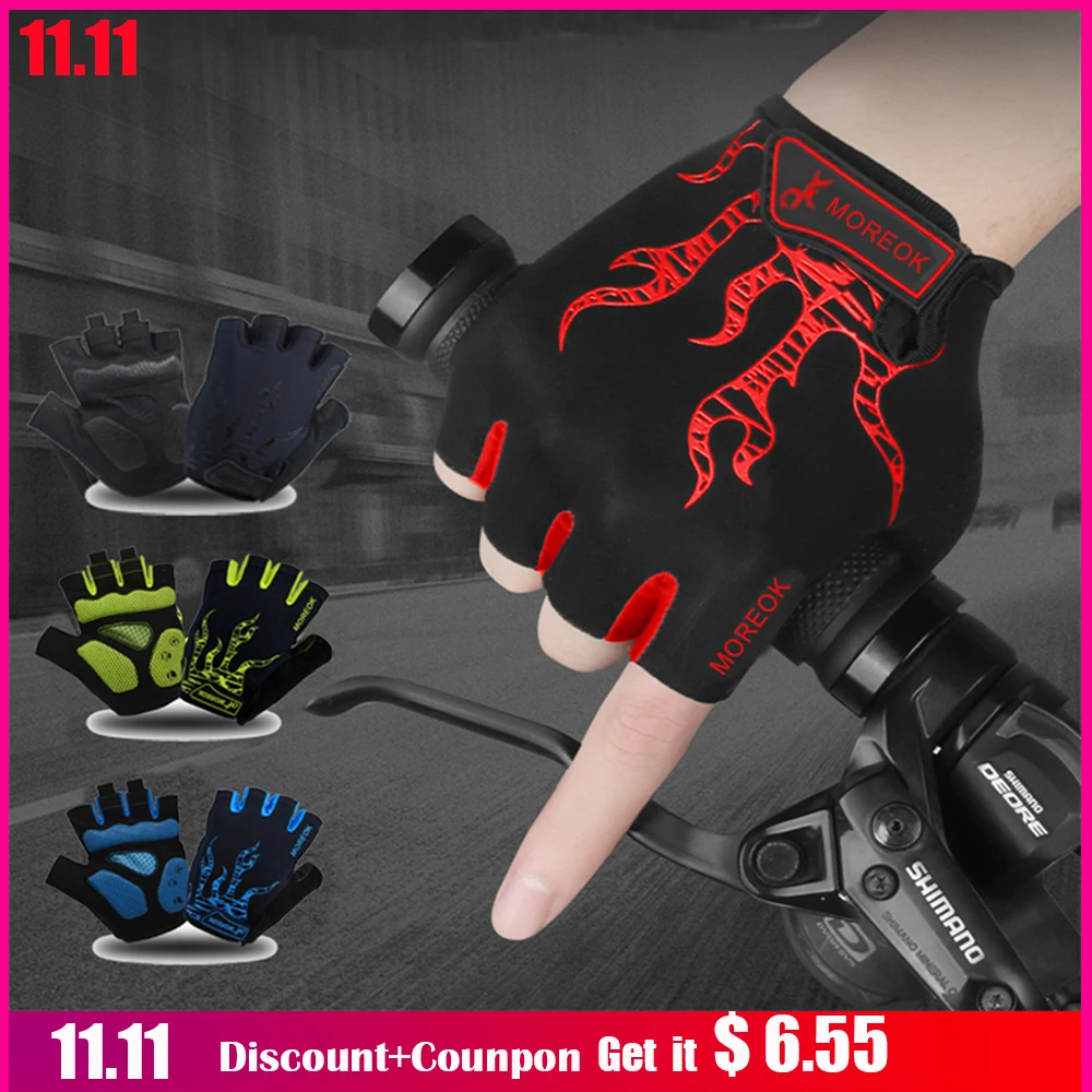 

high quality sport design wearable half finger mountain bike gloves