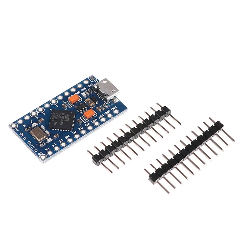 1pcs Pro Micro ATmega32U4 5V 16 МГц заменить ATmega328 для Arduino Pro Mini с 2 Row штыревые для Leonardo Mini Usb Интерфейс - Цвет: 1pcs