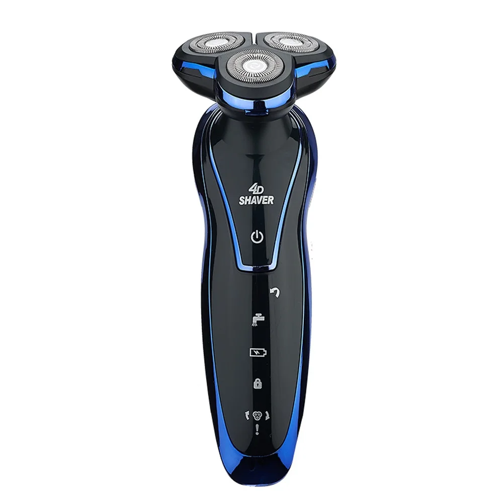 

Kondoon Shaving Machines 4 in 1 3 Blades Beard Razor Trimmer Wet/Dry Shaving Machine for Men's Man Hair Clipper Rechargeable