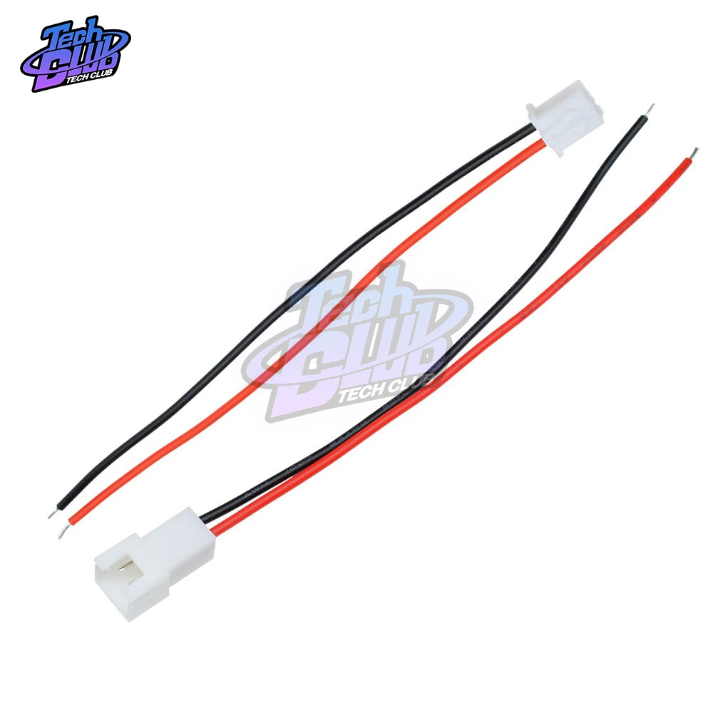 XH2.54 2Pins Pitch JST 2.54mm Battery Charging Cable Wire Connector XH Plug Male to Female Wire Connector 10cm 20cm 30cm Length