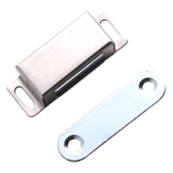 

45mm Stainless Steel Door Catch, Heavy Duty Magnet Latch Cabinet Catches for Cabinets Shutter Closet Furniture Door