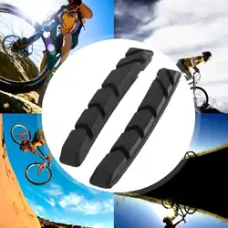 1 пара резиновых тормозных колодок для велосипеда горный велосипед MTB V-Brake Holder обувь аксессуары для верховой езды на открытом воздухе