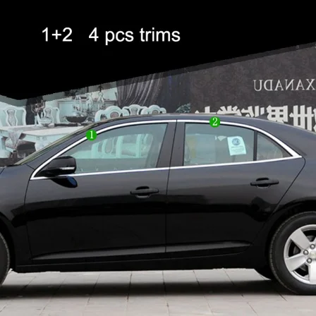 Нержавеющая сталь окна автомобиля планки для chevrolet malibu 2012 2013 8-го поколения